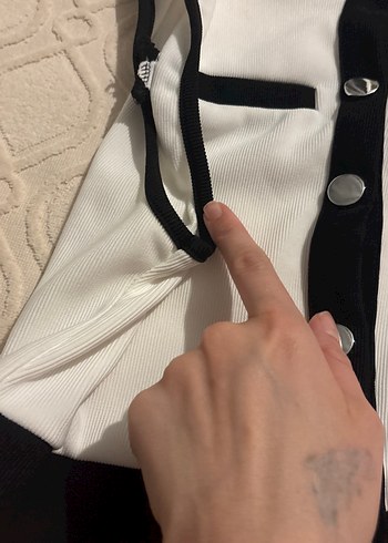 Kadın ikili beyaz takım - Görsel 7