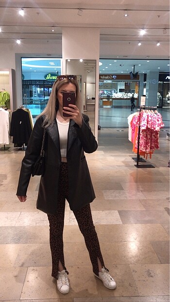 Zara Deri blazer ceket