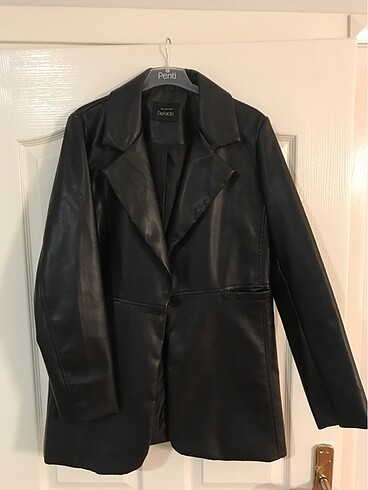 Deri blazer ceket