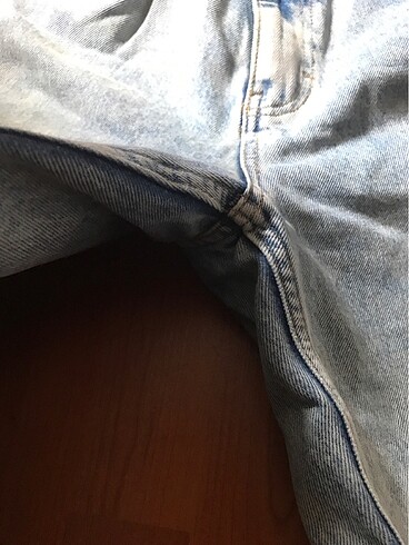 l Beden mavi Renk Mom jean