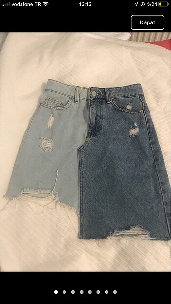 xs Beden Mom jeans etek