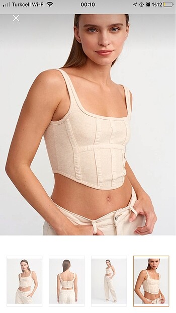 Bershka Korse top