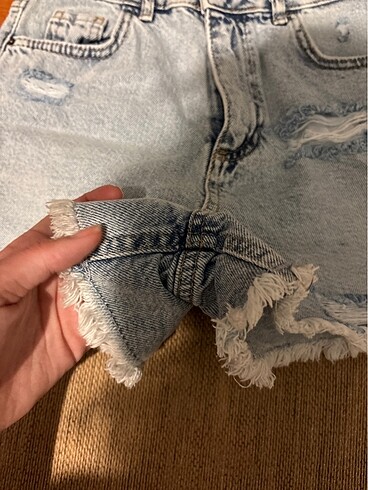 xs Beden mavi Renk Mini jean şort