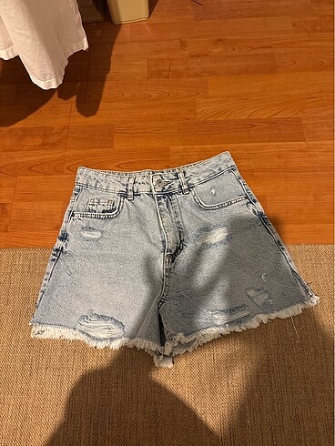 Mini jean şort
