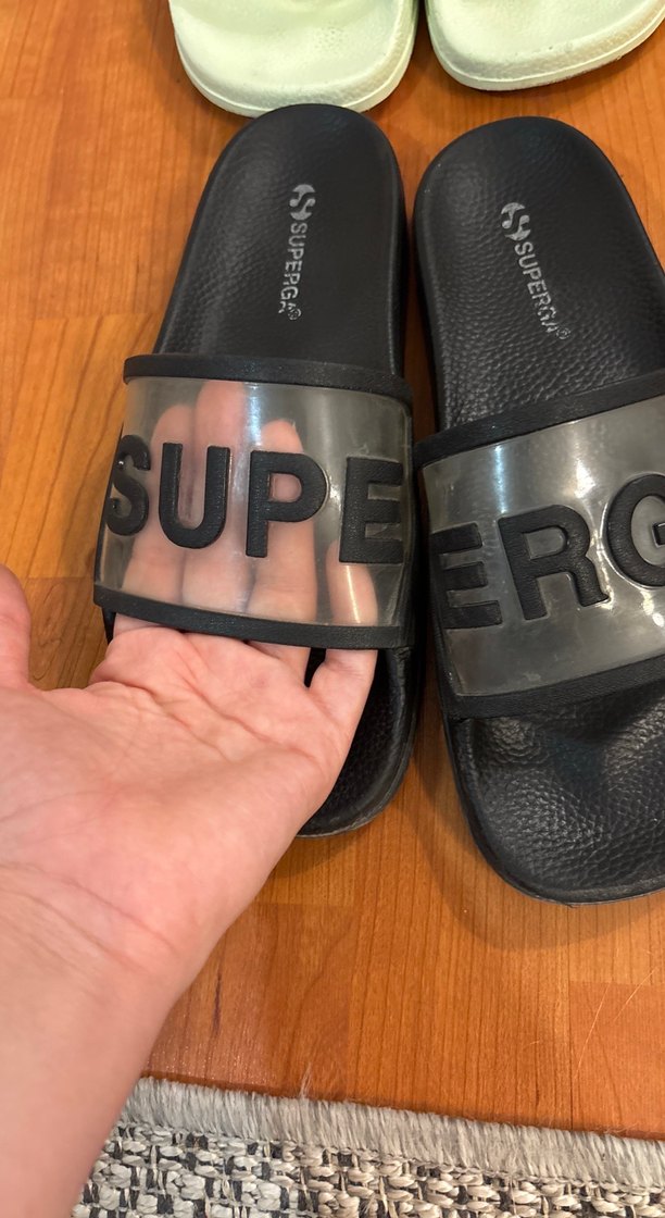 Superga kadın Spor Terlikleri Velcro Bantlı - Görsel 3