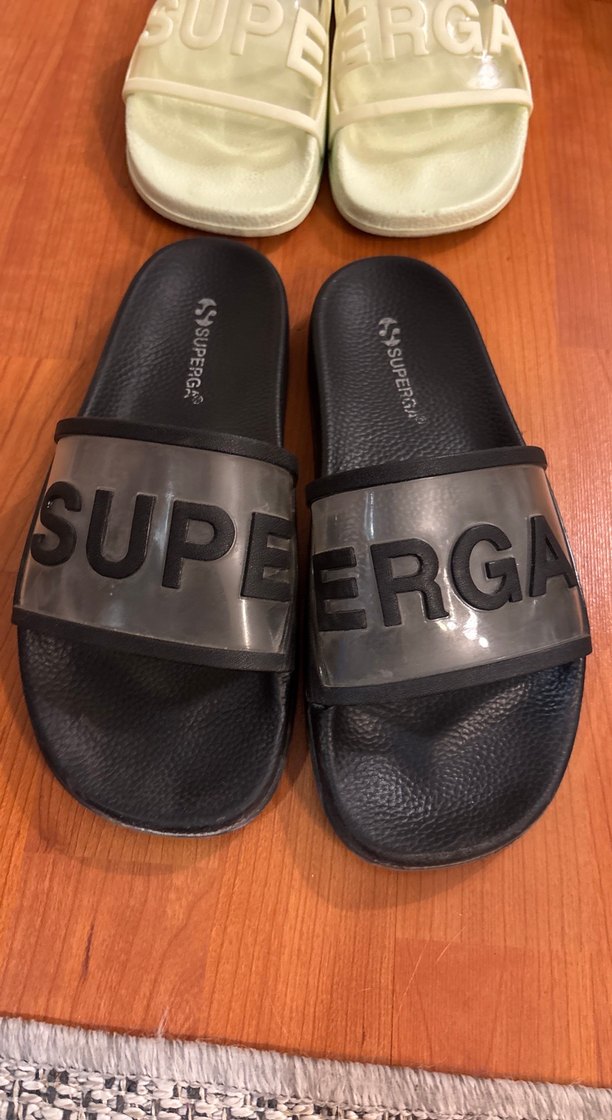 Superga kadın Spor Terlikleri Velcro Bantlı - Görsel 2