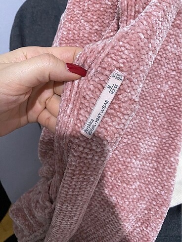 s Beden pembe Renk Bershka kazak