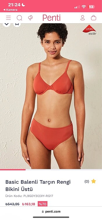Penti Bikini Üst