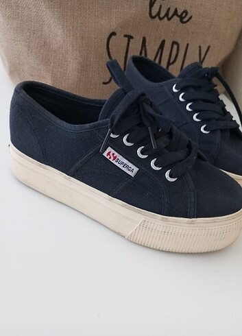 Superga yüksek taban