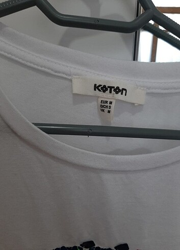 Koton Payetli koton tişört