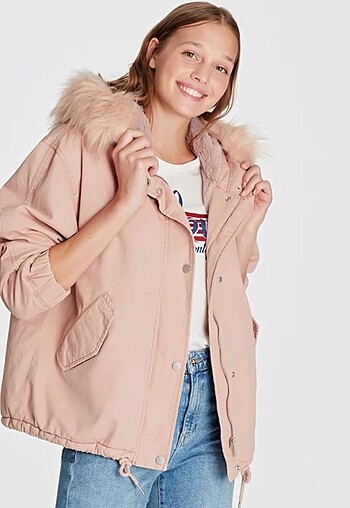 Mavi pudra parka