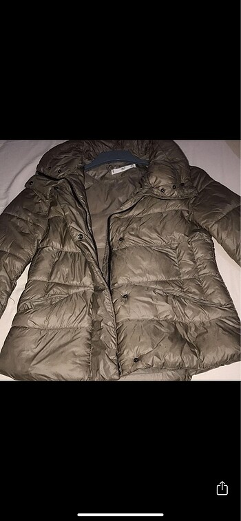 xs Beden camel Renk Mango şişme mont