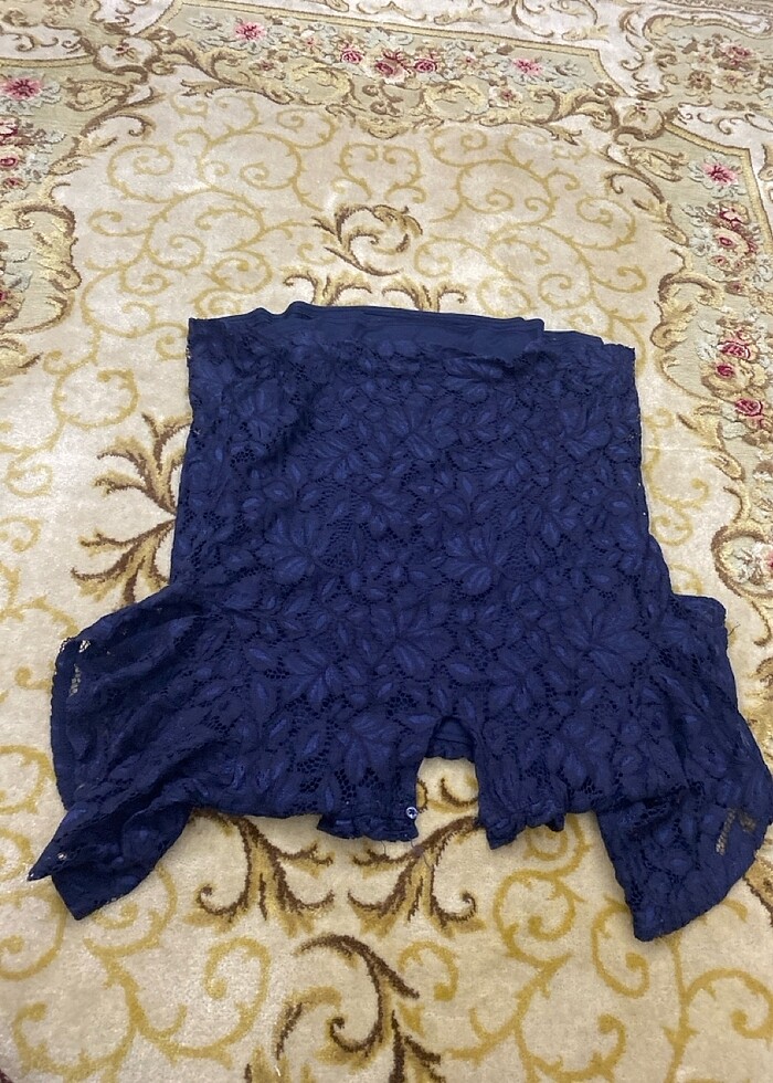 Dantel detaylı üst - Görsel 4