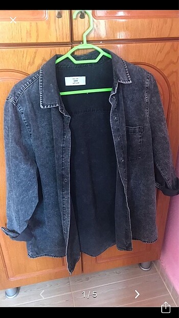 Denim gri gömlek