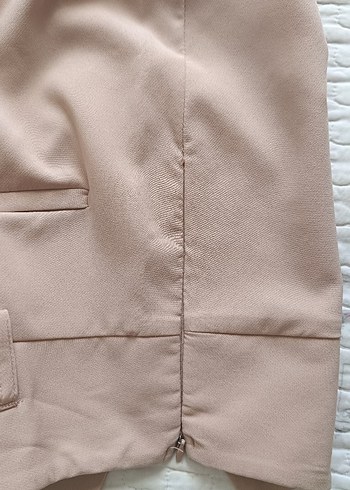 xl Beden ten rengi Renk Bej Kadın Midi Kumaş Pantolon