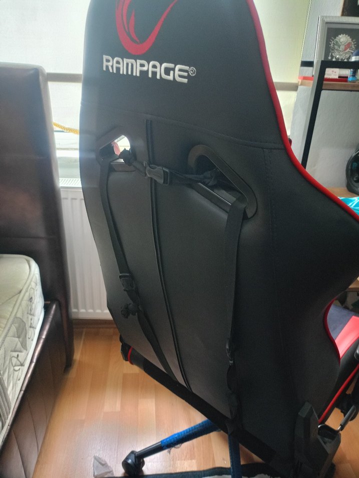 Rampage Siyah-Kırmızı Oyuncu Koltuğu - Görsel 2
