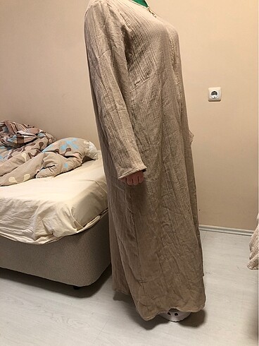 50 Beden camel Renk Kadın ferace