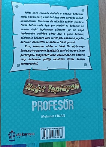  Kağıt Toplayan Profesör- Mehmet Fidan-Atlı karınca yayınları