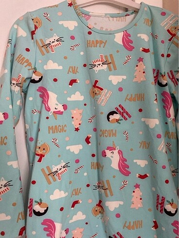 LC Waikiki Kız çocuk kadife pijama takımı