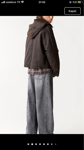 Pull and Bear Pull and Bear Kahverengi Ceket
