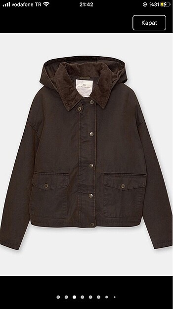xl Beden Pull and Bear Kahverengi Ceket