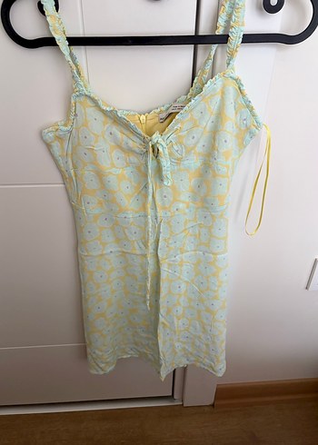 Sarı Pastel Bağcıklı pareo - Görsel 2