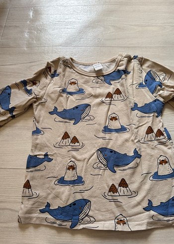 LC Waikiki LCW Mavi Baskılı Erkek Çocuk Pijama Takımı