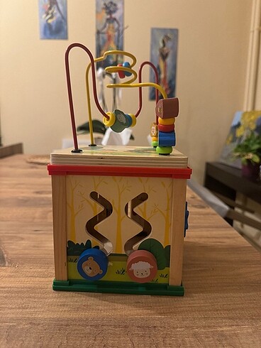 Beden Renk Ahşap Öğrenme Kulesi