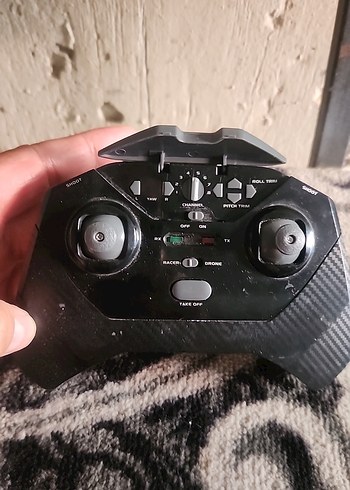 Siyah Drone Kumandası Joystick
