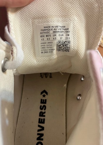 Pembe Converse All Star Kadın Spor Ayakkabı - Görsel 3