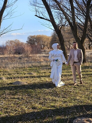 Tesettür nikah abiye elbise