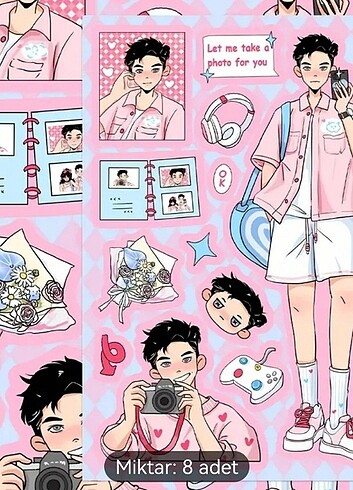 Cool boy style sticker Yeni ilan açılır