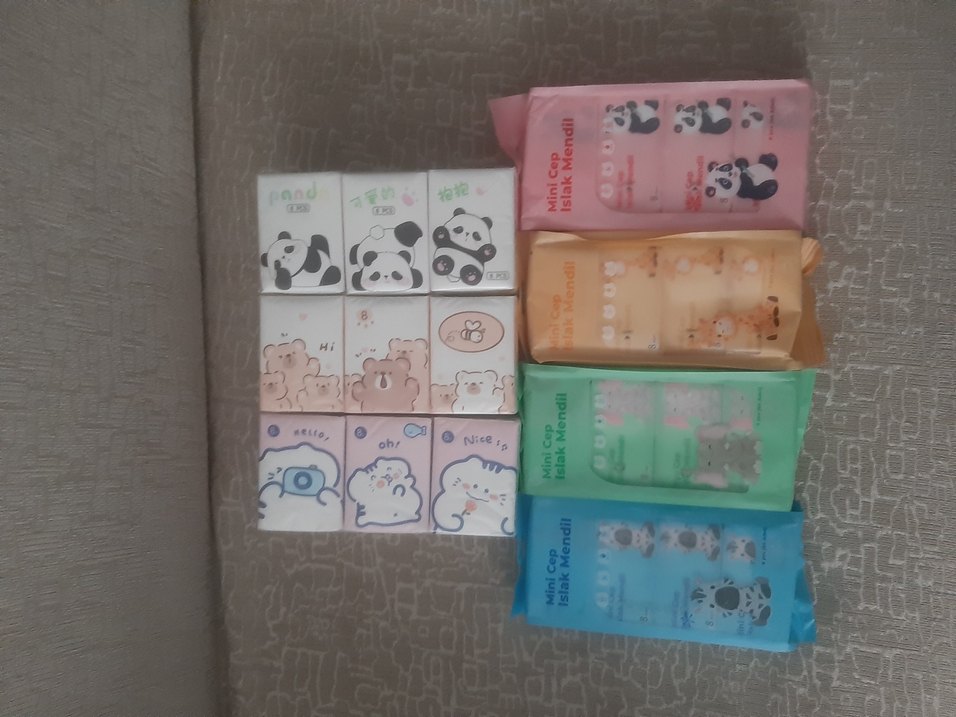 1 paket 130 tl Okul Mendilleri ve Mini Cep Islak Mendil Seti - Görsel 5