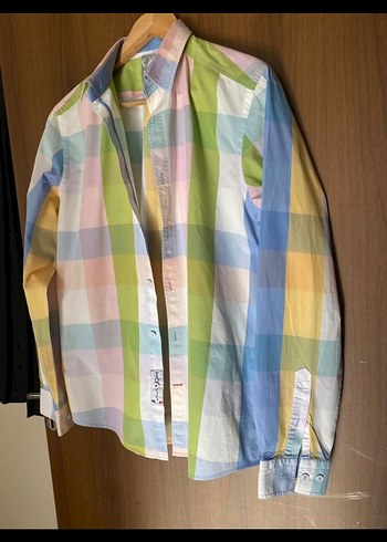 Pastel Renkli Uzun Kollu Erkek Gömlek - Görsel 3