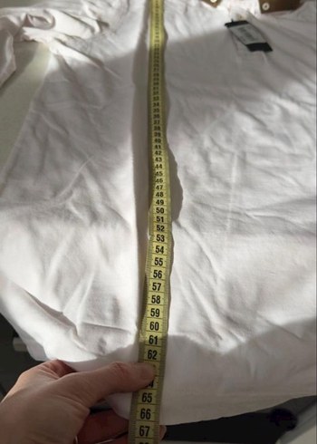 Düğmeli Beyaz Uzun Kollu Polo Tişört - Görsel 2