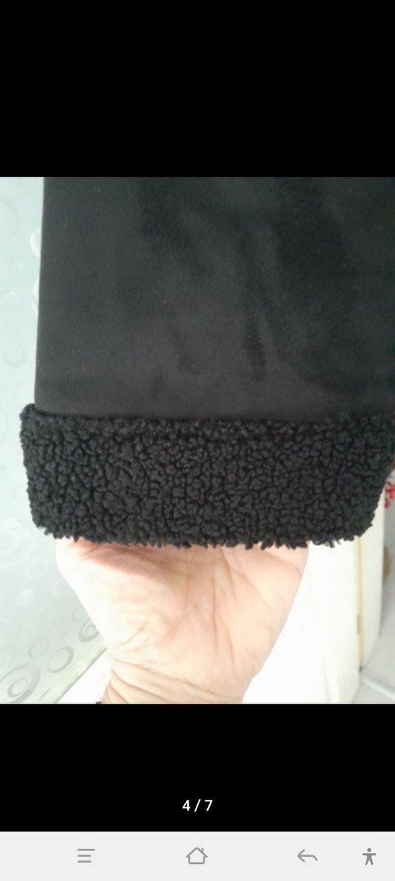 Siyah Süet Fermuarlı erkek Ceket - Görsel 5