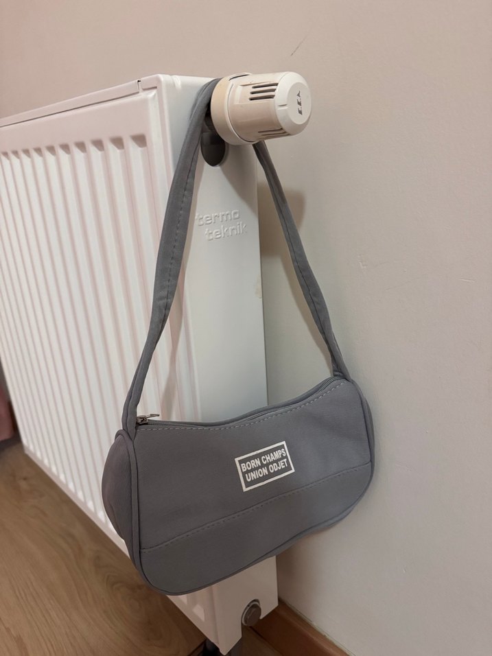 Gri Kadın Çanta - Görsel 2