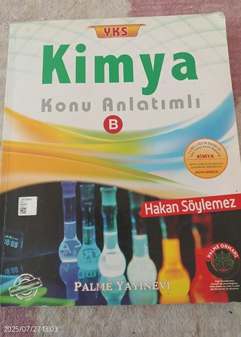 YKS Kimya Konu Anlatımlı B Kitabı
