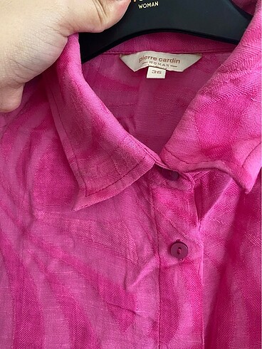 36 Beden pembe Renk Pierre Cardin gömlek