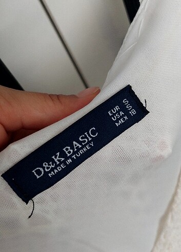 Diğer Ekru ve Siyah H&M elbise