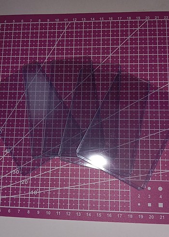 5 adet şeffaf pc kart koruyucu