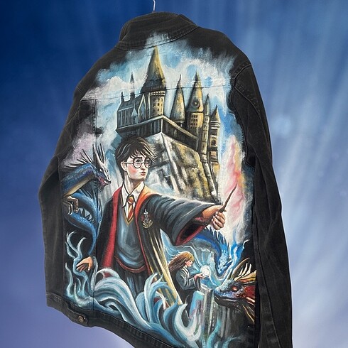Lee Harry Potter Desenli Tasarım Kotceket