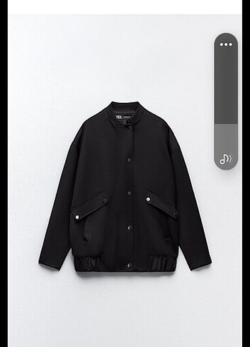 Zara kolları çıtçıtlı ceket