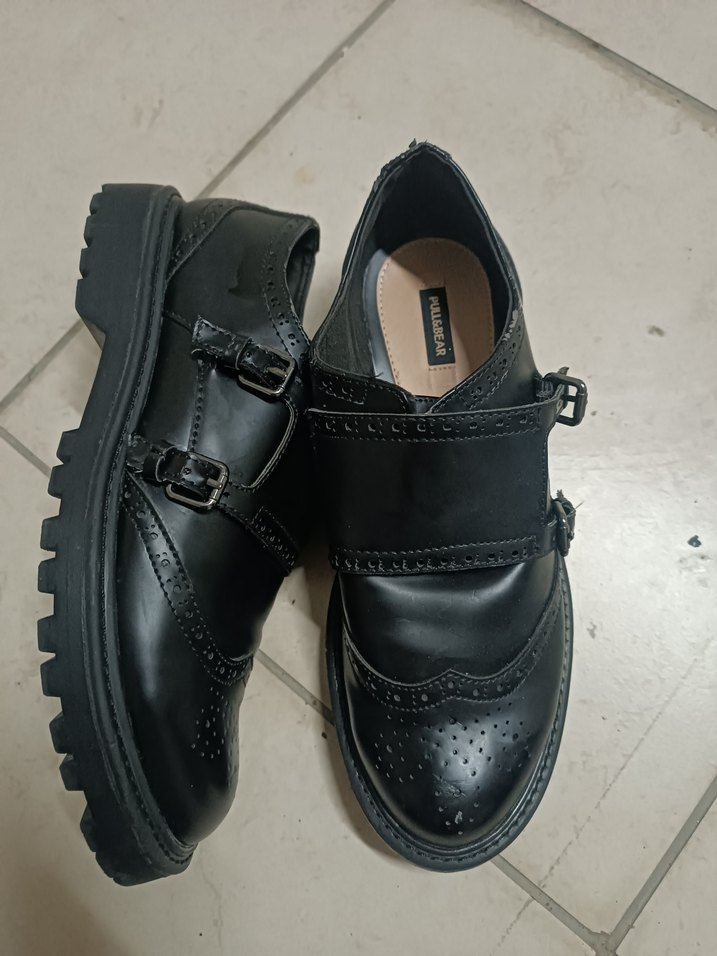 Siyah Deri Tokalı Erkek Özel Ayakkabısı - Görsel 4