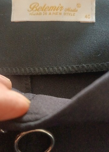 40 Beden siyah Renk Siyah Midi Geniş Kesim Kadın Kumaş Pantolon