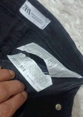34 Beden siyah Renk Siyah Kadın Normal Boy Denim Pantolon