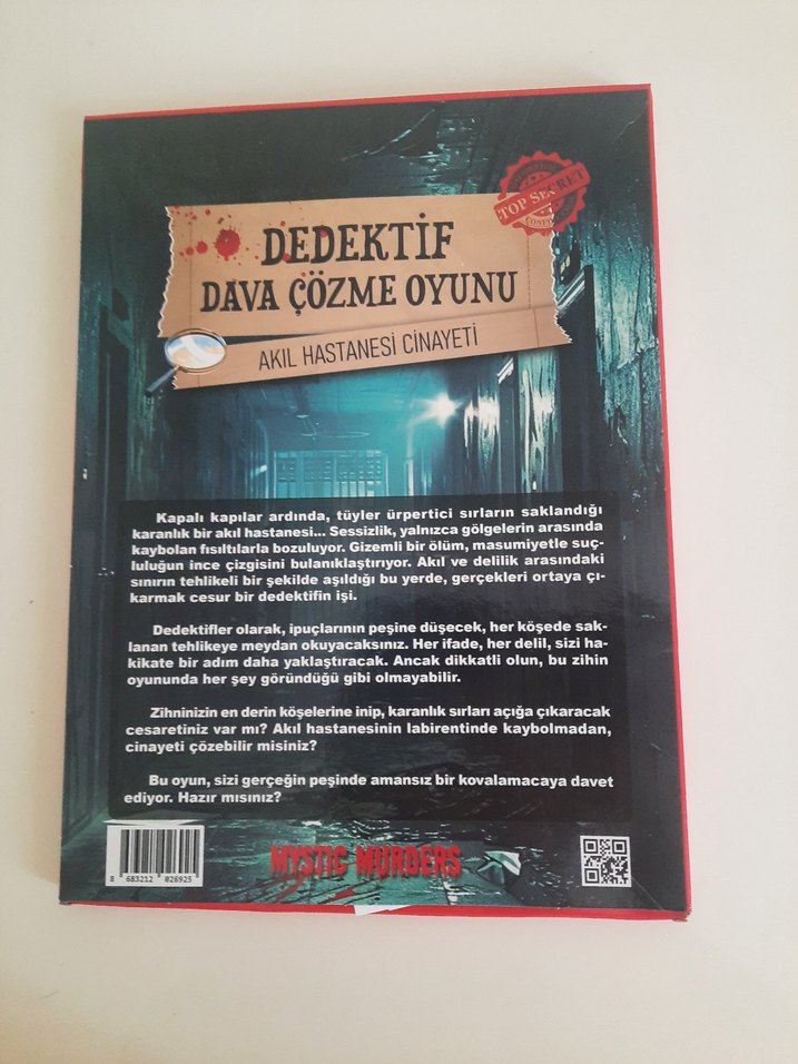 Dedektif Dava Çözme Oyunu - Akıl Hastanesi Cinayeti - Görsel 2