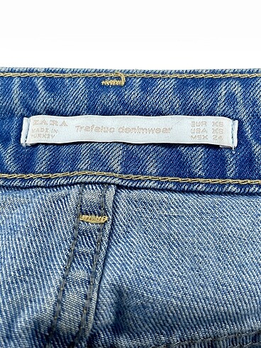 xs Beden mavi Renk Zara Jean / Kot Şort %70 İndirimli.