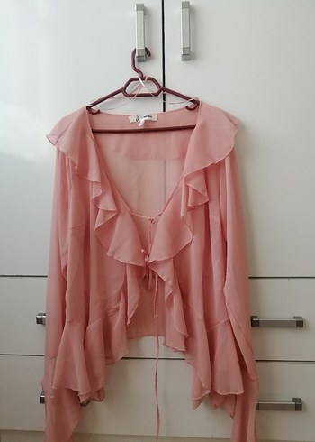 Pembe ince hırka