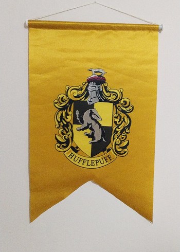 Parlak Sarı Hufflepuff Duvar Afişi
